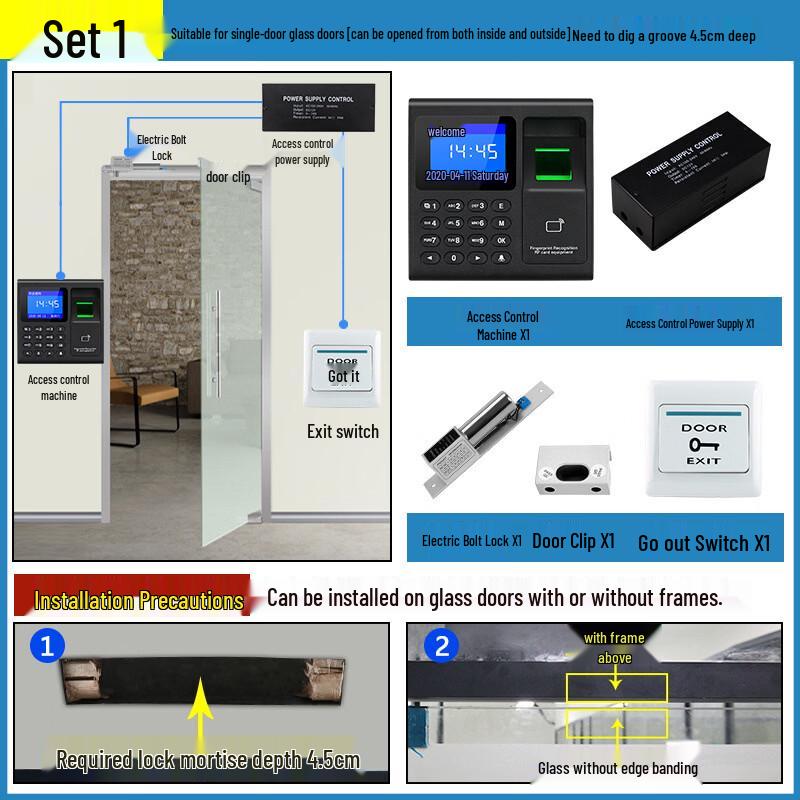 Office Fingerprint Access Control & Attendance Machine CN plug (adapter included)
Office Fingerprint Access Control & Attendance Machine CN plug (adapter included)