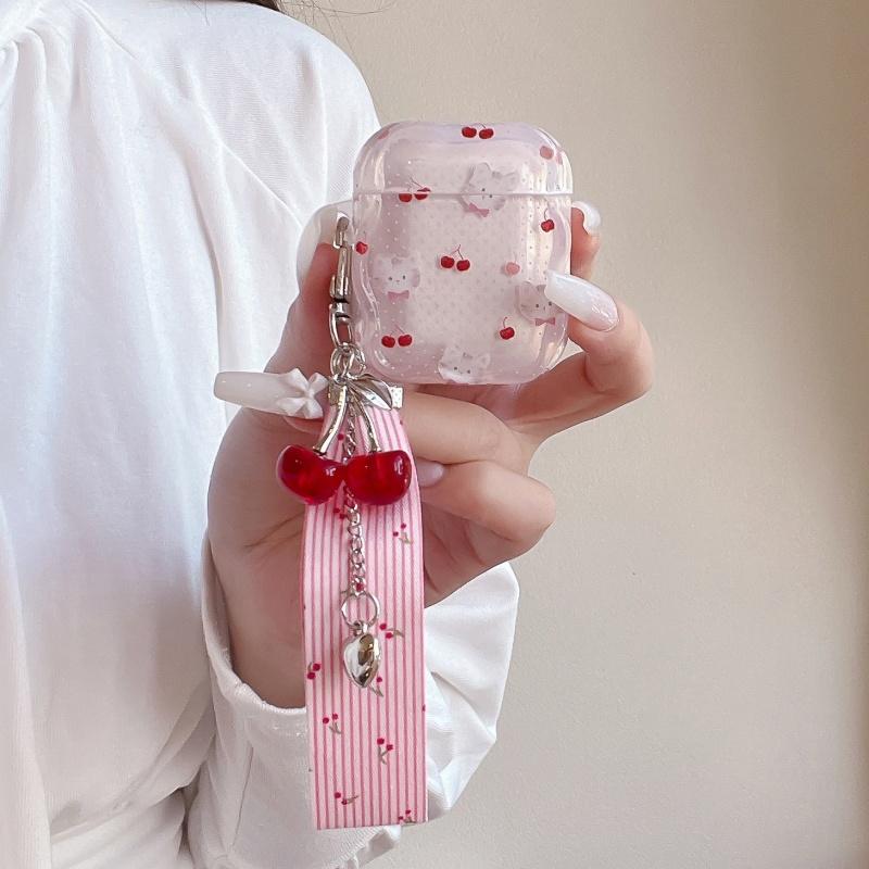 Korean Pink Polka Dot Cherry Cat Earphone Case For Airpods 4 3 2 Pro 3 Cover with Pendant Cute Silicone Headphone Charing Cases For Airpods Pro3
Korean Pink Polka Dot Cherry Cat Earphone Case For Airpods 4 3 2 Pro 3 Cover with Pendant Cute Silicone Headphone Charing Cases For Airpods Pro3