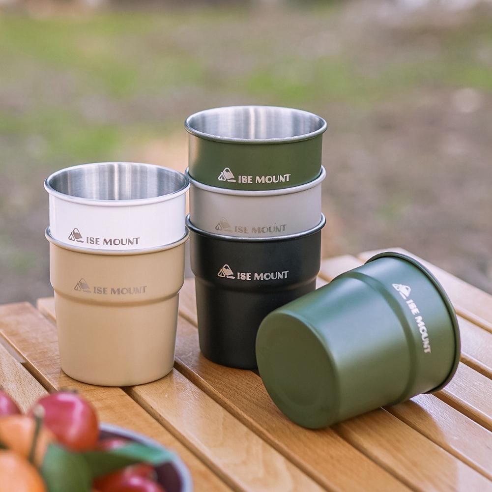 Stainless Camping Cup 300ml/350ml Picnic Coffee Tea Wine Cup With Cup Cover Outdoor Stackable Lightweight Camping Tableware
Stainless Camping Cup 300ml/350ml Picnic Coffee Tea Wine Cup With Cup Cover Outdoor Stackable Lightweight Camping Tableware