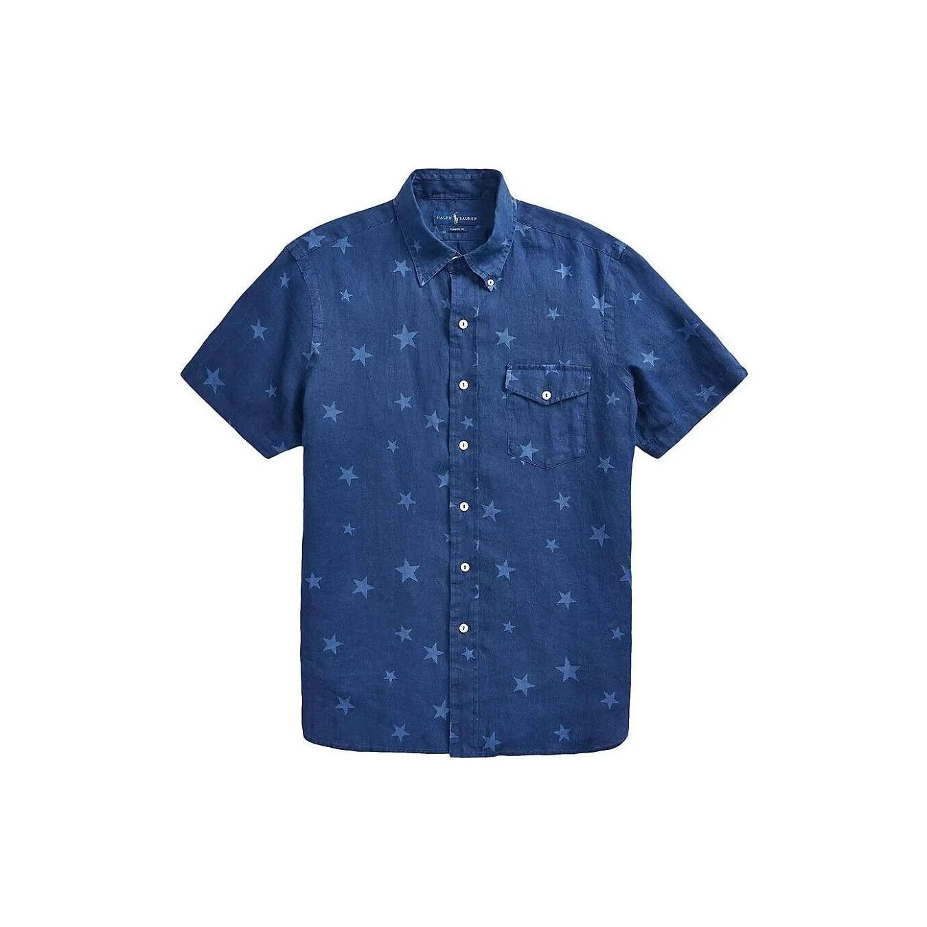 Рубашка мужская Polo Ralph Lauren SS23 с принтом звезд, однобортная, синяя 710788295-001 S
Рубашка мужская Polo Ralph Lauren SS23 с принтом звезд, однобортная, синяя 710788295-001 S