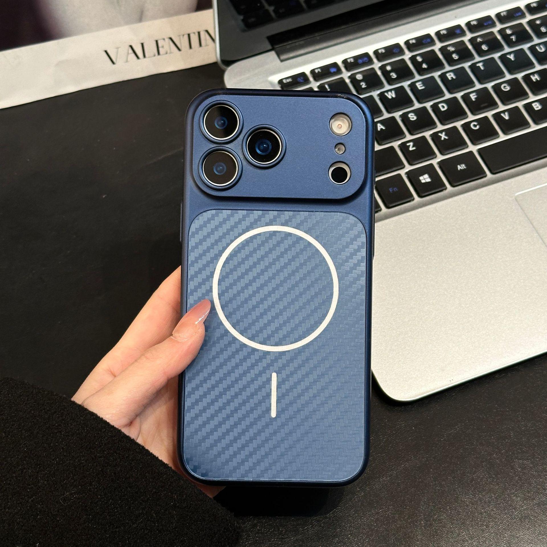 Magnetic Phone Case for Apple 17PROMAX - Carbon Fiber Texture, Instantly Transforms into a Large Window, Skin-Feel for 16/17PRO iPhone 14
Magnetic Phone Case for Apple 17PROMAX - Carbon Fiber Texture, Instantly Transforms into a Large Window, Skin-Feel for 16/17PRO iPhone 14