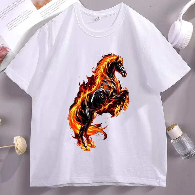 Fire Horse Graphic T Shirts Flaming Printed Tshirt Men Women Cotton Short Sleeve Round Neck T-shirt Comfortable Streetwear Tops 5XL різнокольоровий
Fire Horse Graphic T Shirts Flaming Printed Tshirt Men Women Cotton Short Sleeve Round Neck T-shirt Comfortable Streetwear Tops 5XL різнокольоровий