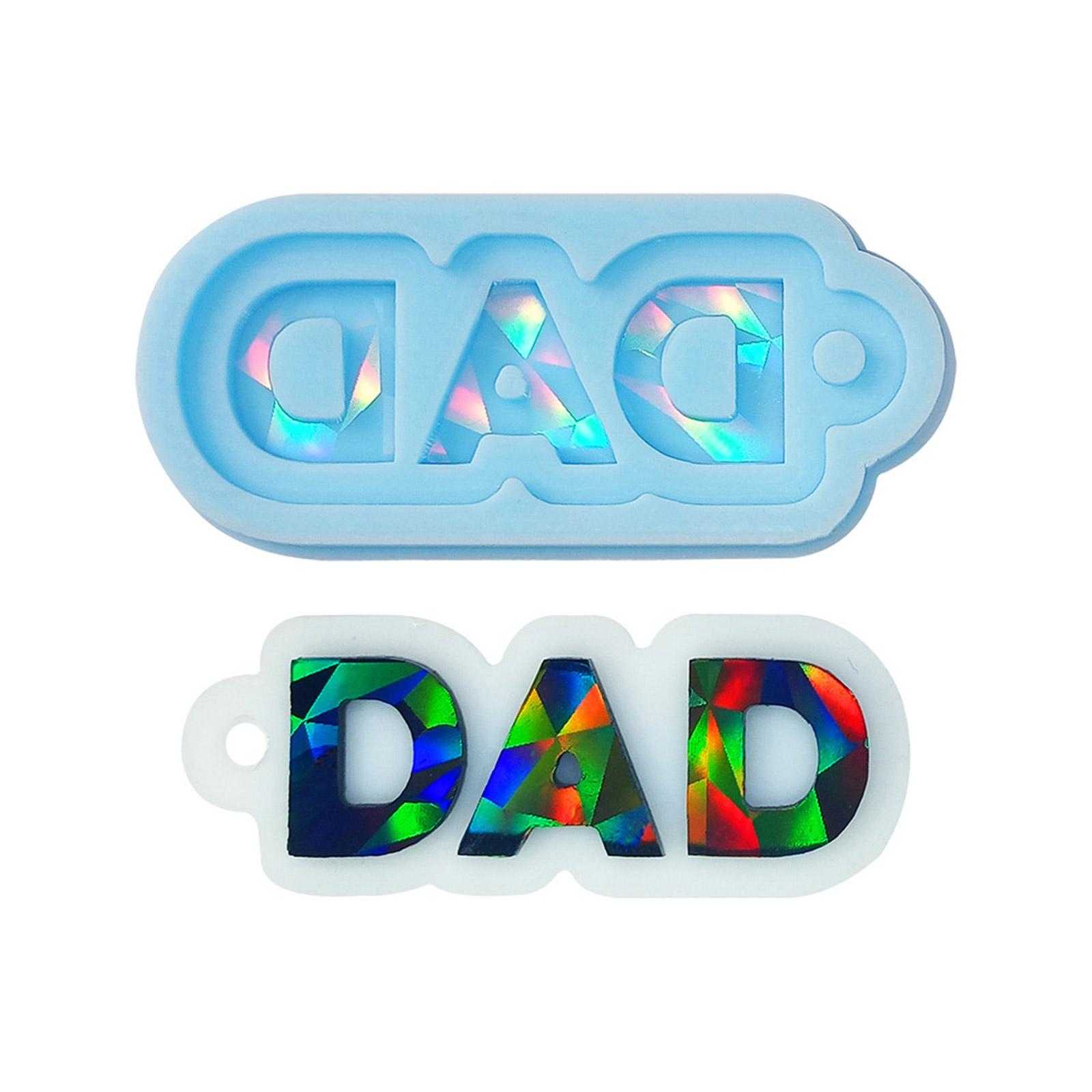 Блестящая глянцевая MOM DAD Charm силиконовая форма из эпоксидной смолы DIY брелок кулон ювелирные изделия на День матери День отца поделки MOM
Блестящая глянцевая MOM DAD Charm силиконовая форма из эпоксидной смолы DIY брелок кулон ювелирные изделия на День матери День отца поделки MOM