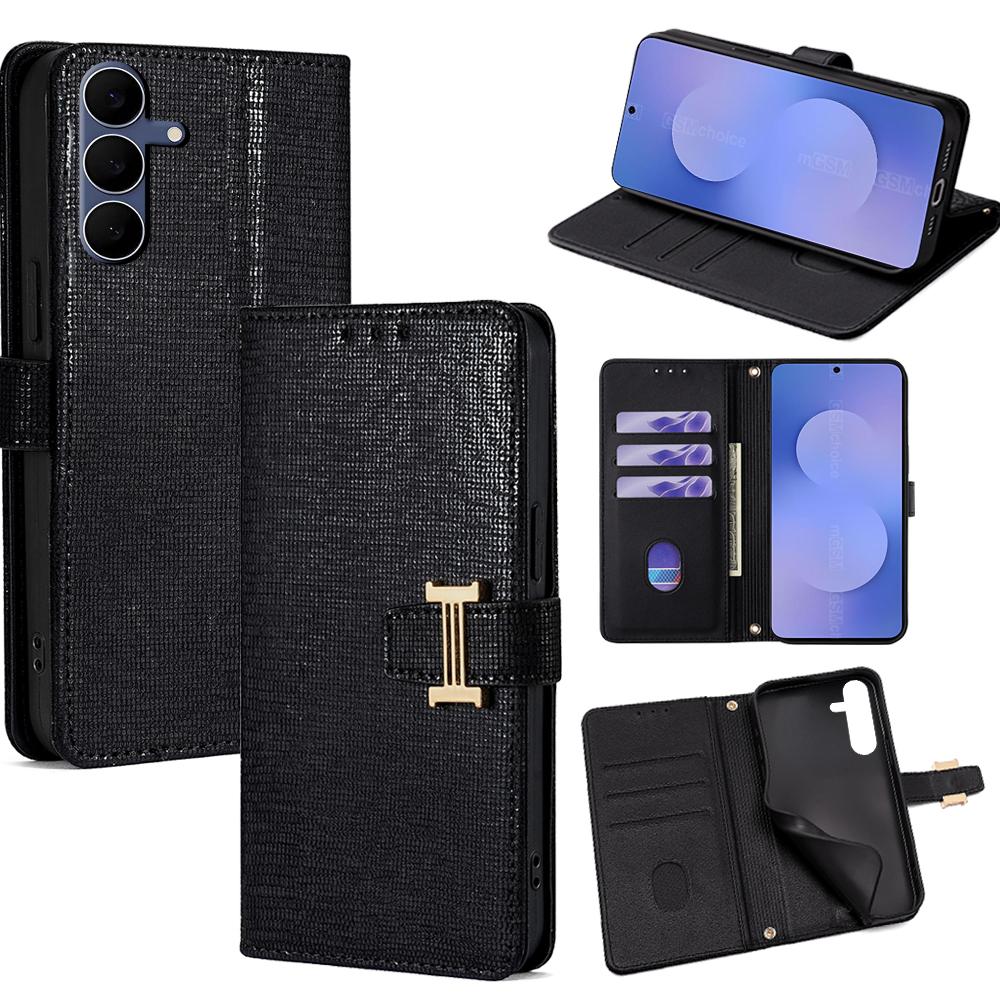 For Samsung Galaxy S25 FE Case Metal I-Buckle PU Leather Wallet Phone Cover
For Samsung Galaxy S25 FE Case Metal I-Buckle PU Leather Wallet Phone Cover