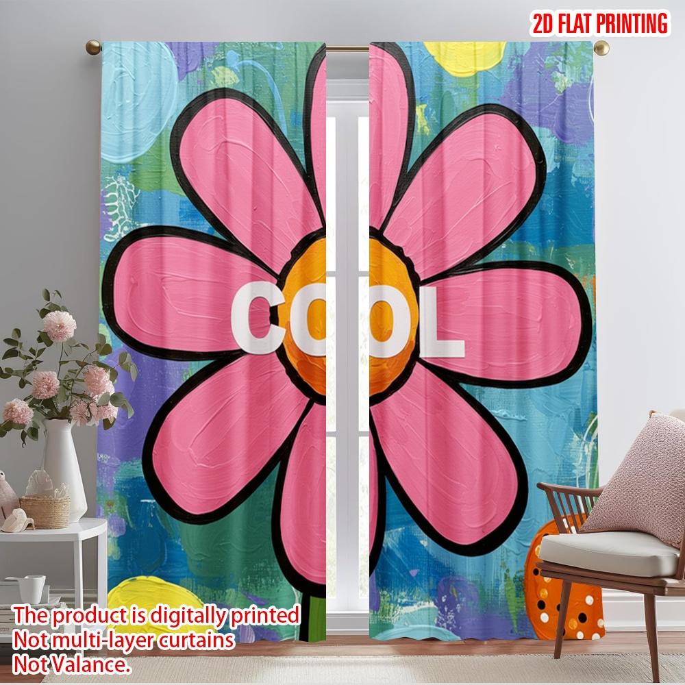 2pcs 2D flat printing Window Curtains Floral Cool Polyester Without Electricity Family Party Use for Home & Party Decoration 52.50×116.00 CM 2pcs
2pcs 2D flat printing Window Curtains Floral Cool Polyester Without Electricity Family Party Use for Home & Party Decoration 52.50×116.00 CM 2pcs
