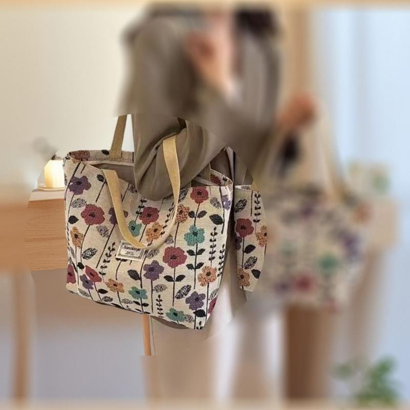 Tote bag canvas bag handbag Tote new niche class large capacity commuter shoulder bag women small style + khaki shoulder strap
Tote bag canvas bag handbag Tote new niche class large capacity commuter shoulder bag women small style + khaki shoulder strap