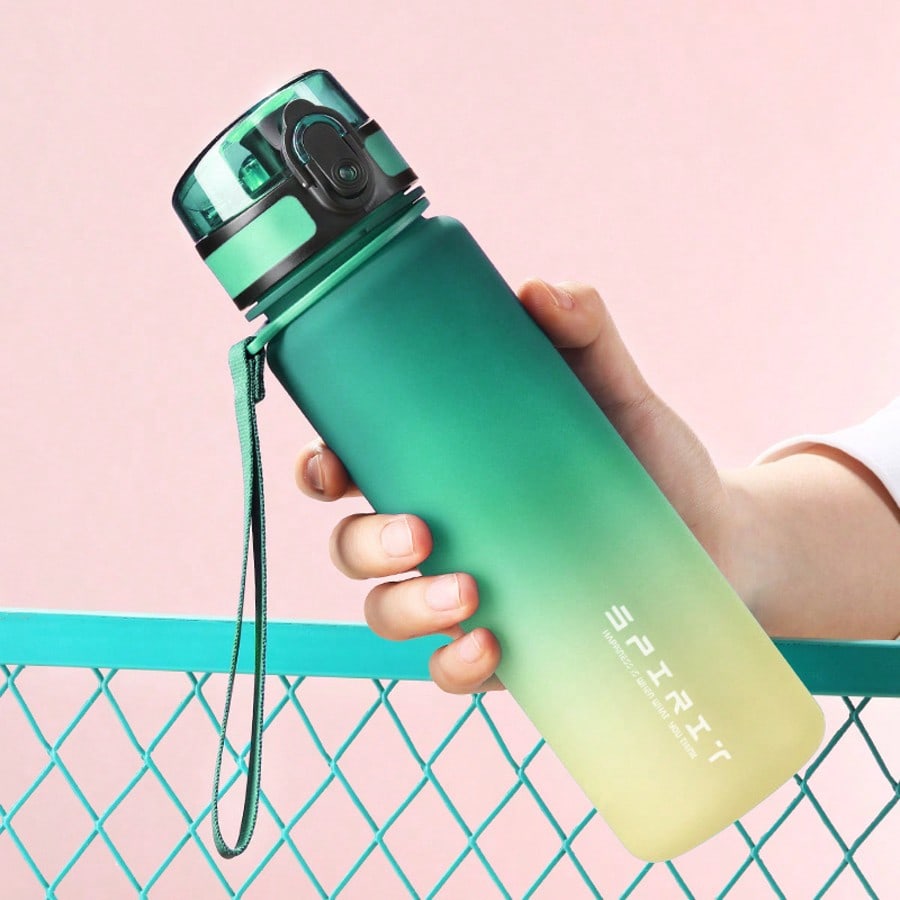 1PC 500/650ml/1000ml Large Capacity Plastic Gradient Water Cup, Leakproof Flip Top Water Bottle for Outdoor Travel Gym Jugs 0.5L жовто-зелений
1PC 500/650ml/1000ml Large Capacity Plastic Gradient Water Cup, Leakproof Flip Top Water Bottle for Outdoor Travel Gym Jugs 0.5L жовто-зелений