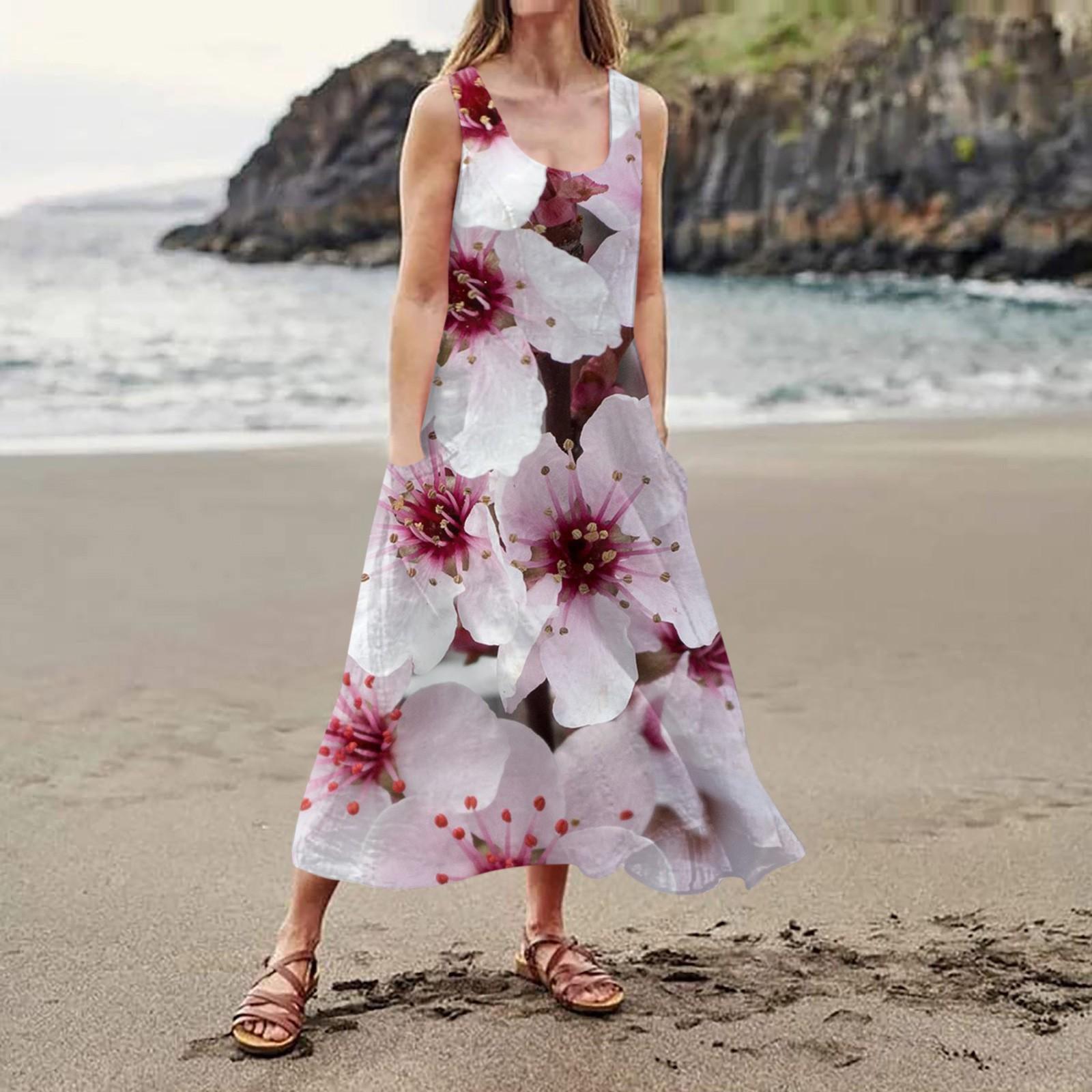 Женское повседневное удобное хлопковое карманное платье без рукавов с цветочным принтом XXXXXL белый
Женское повседневное удобное хлопковое карманное платье без рукавов с цветочным принтом XXXXXL белый