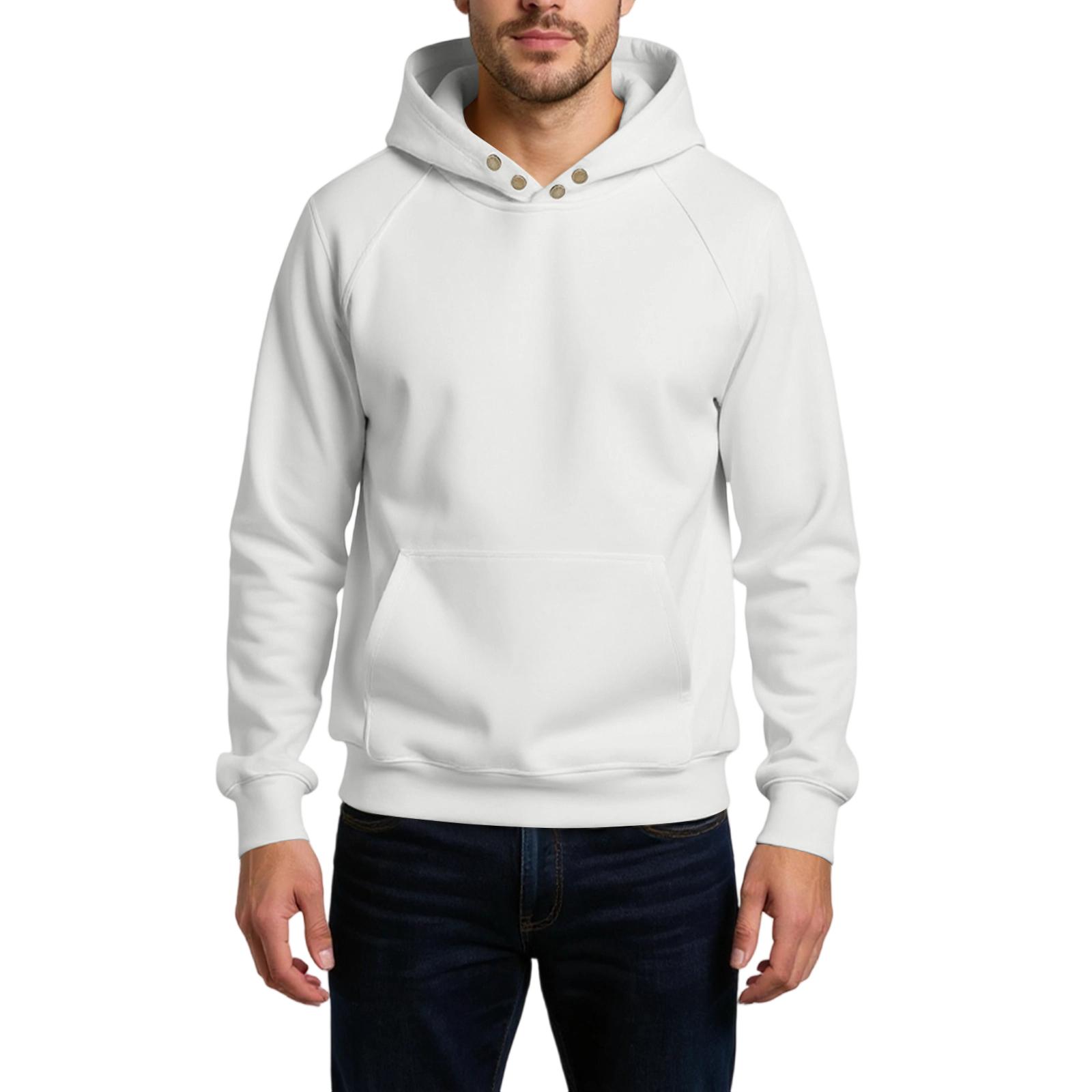 Мужской Свободный Повседневный Универсальный Американский стиль На пуговицах Капюшон Худи XL белый
Мужской Свободный Повседневный Универсальный Американский стиль На пуговицах Капюшон Худи XL белый