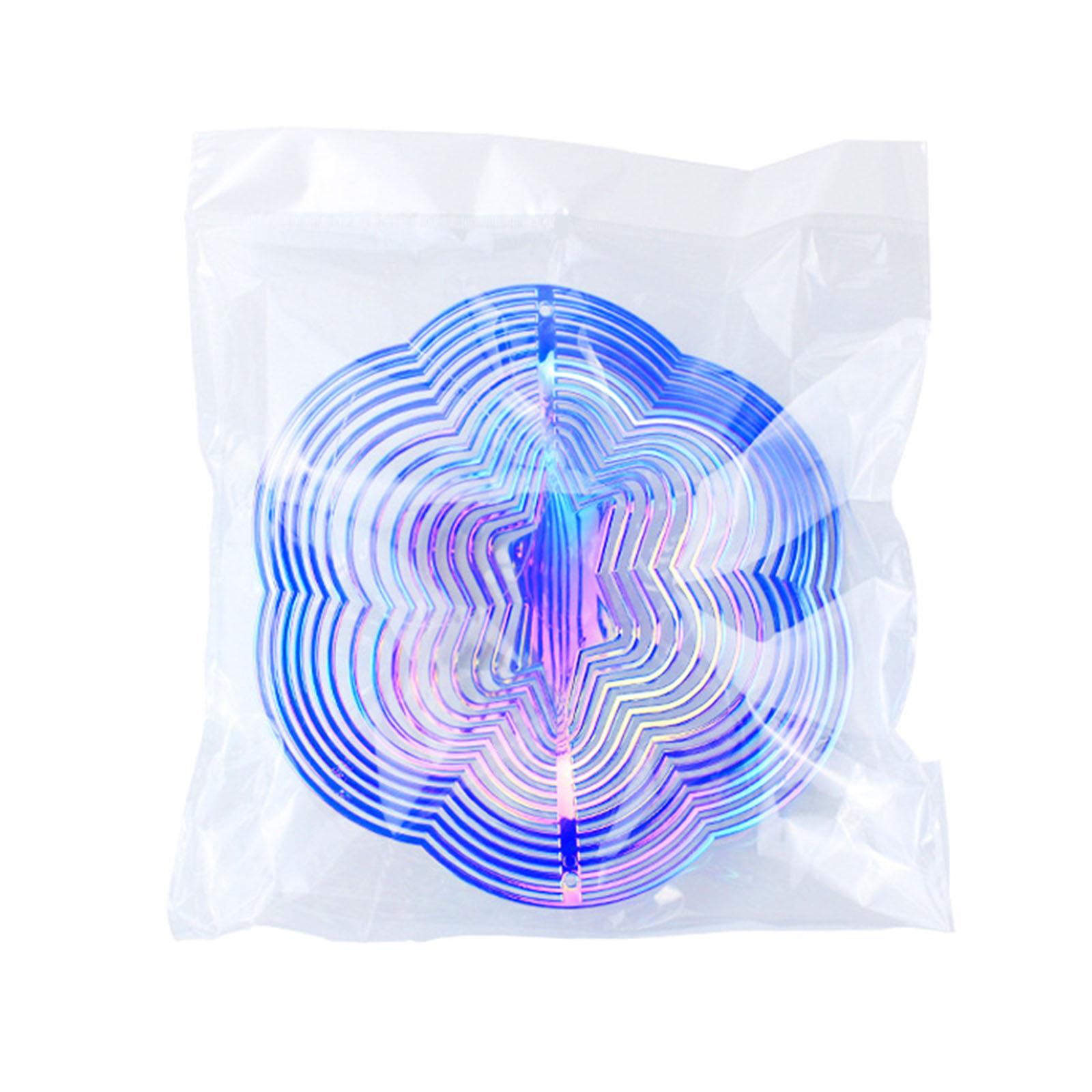 Gradient Color Wind Spinner Catcher Hexagonal 3D Flowing Light Effect Wind Chimes Parts Outdoor Garden Yard Hanging Decor синій
Gradient Color Wind Spinner Catcher Hexagonal 3D Flowing Light Effect Wind Chimes Parts Outdoor Garden Yard Hanging Decor синій