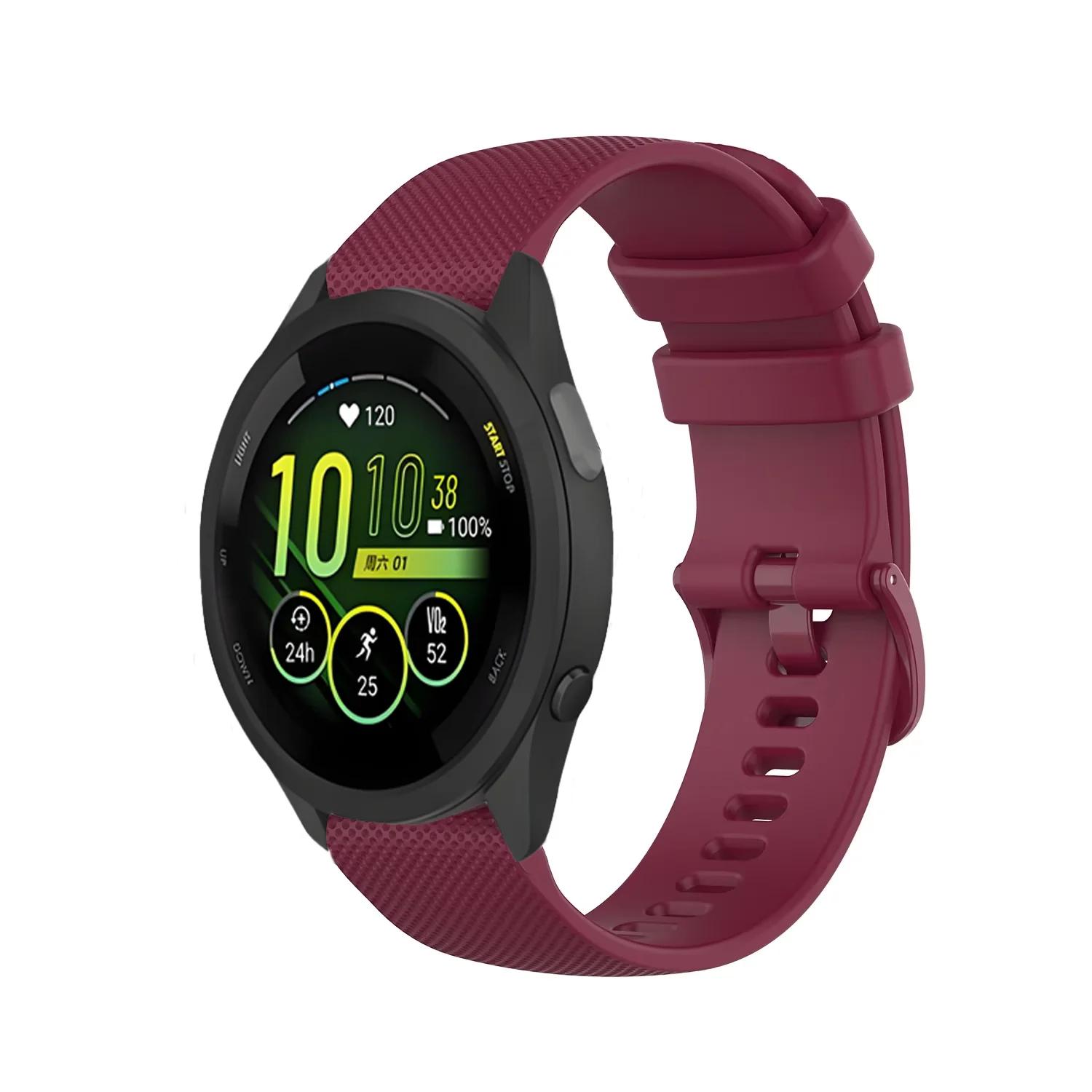 20mm 22mm Soft Silicone Strap for Garmin Forerunner 265 965 165 55 Official Bracelet Wristband Garmin Vivomove Trend Venu 3 Belt Forerunner 265 вина червоного кольору
20mm 22mm Soft Silicone Strap for Garmin Forerunner 265 965 165 55 Official Bracelet Wristband Garmin Vivomove Trend Venu 3 Belt Forerunner 265 вина червоного кольору