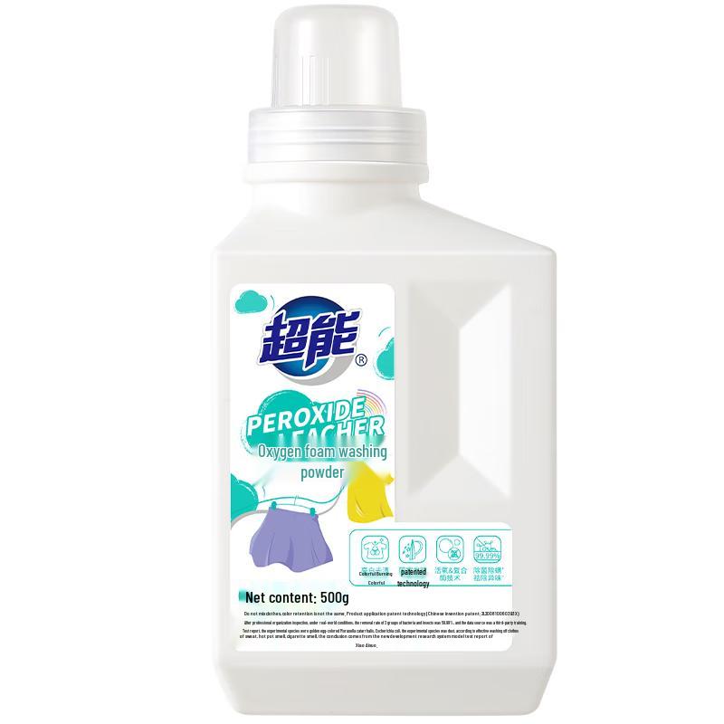 Порошок для удаления пятен с кислородом Chao Neng 500g
Порошок для удаления пятен с кислородом Chao Neng 500g