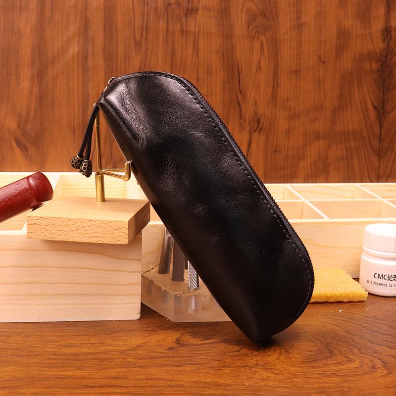 Head Layer Cowhide Pencil Case for Men, Hand Polished and Used Vegetable Tanned Leather Stationery Pencil Case, Glasses Storage Bag чёрный
Head Layer Cowhide Pencil Case for Men, Hand Polished and Used Vegetable Tanned Leather Stationery Pencil Case, Glasses Storage Bag чёрный
