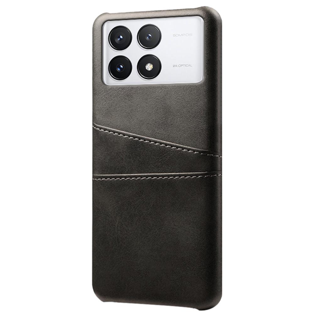 For Xiaomi Redmi K70E 5G/Poco X6 Pro 5G Cell Phone Case PU+Hard PC Dual Card Slots Back Cover Black
For Xiaomi Redmi K70E 5G/Poco X6 Pro 5G Cell Phone Case PU+Hard PC Dual Card Slots Back Cover Black
