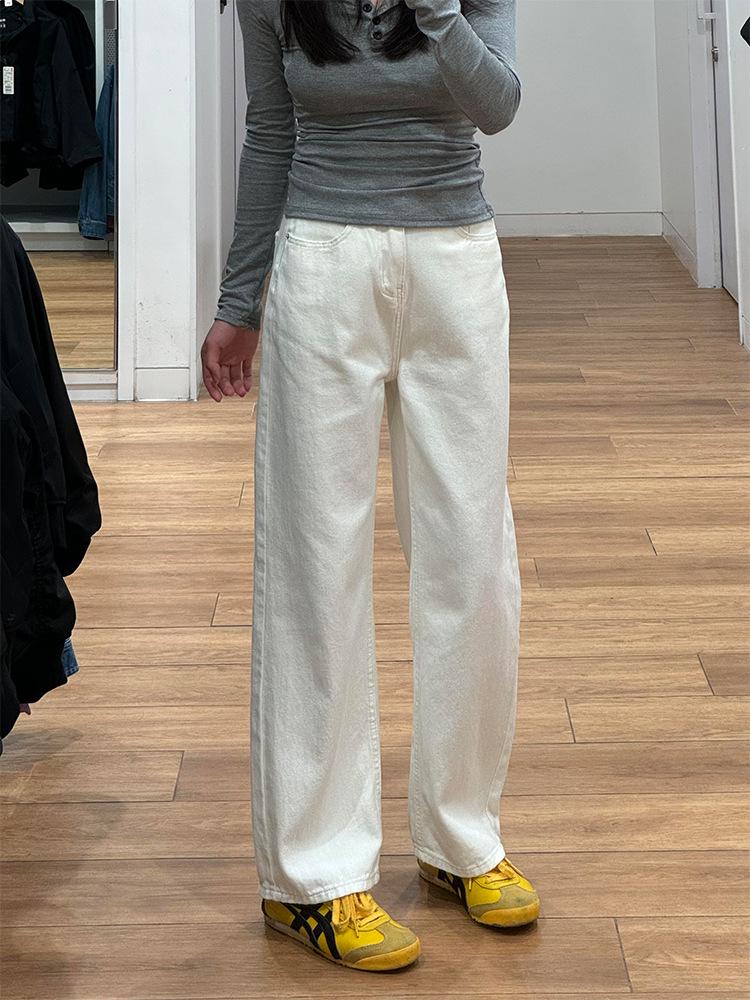 Plus Size Wide Leg White Jeans for Pear-Shaped Women with Thick Legs and Wide Hips S
Plus Size Wide Leg White Jeans for Pear-Shaped Women with Thick Legs and Wide Hips S