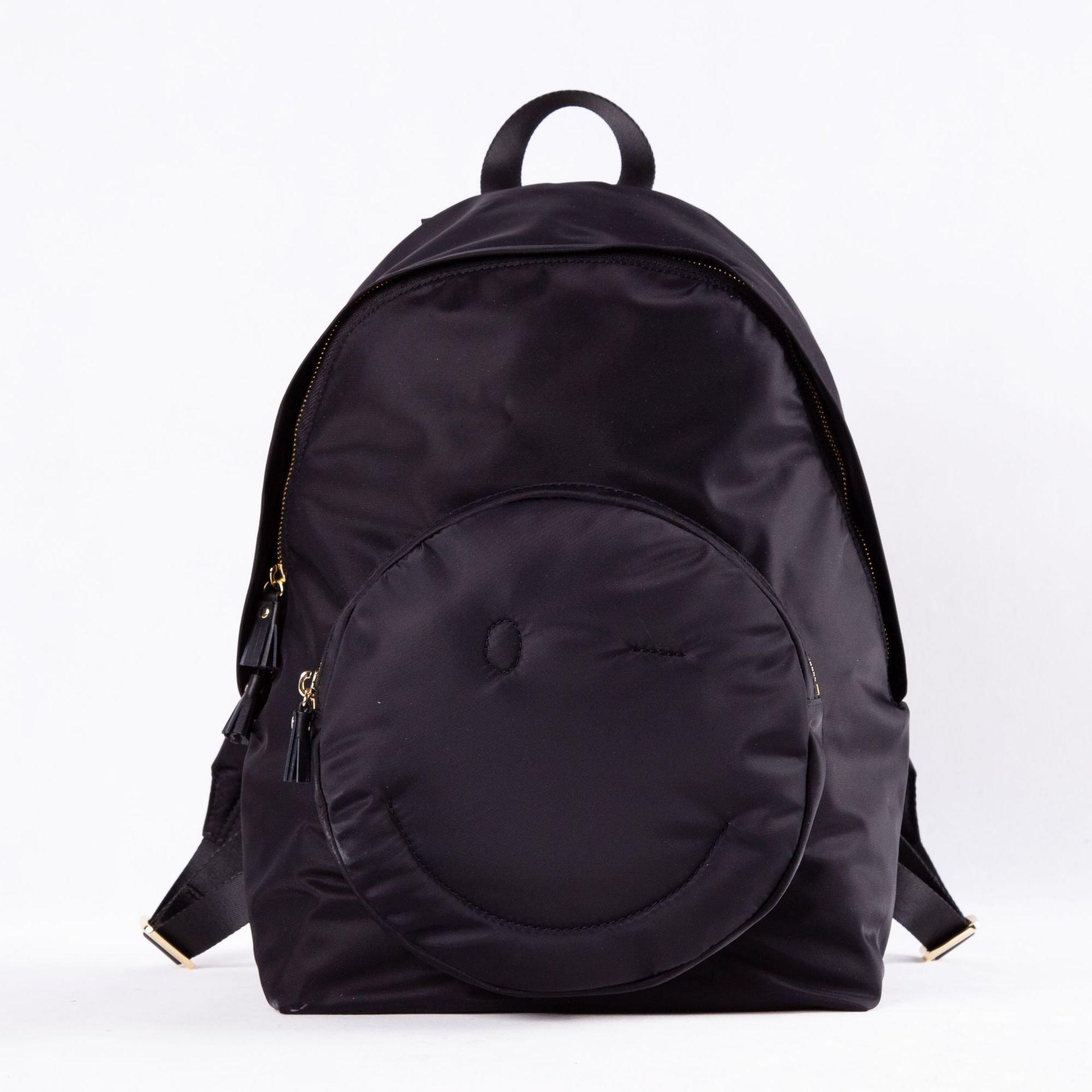 26 New export foreign trade smiley face waterproof nylon backpack fashionable and lightweight cross-border commuting unisex backpack чорний
26 New export foreign trade smiley face waterproof nylon backpack fashionable and lightweight cross-border commuting unisex backpack чорний