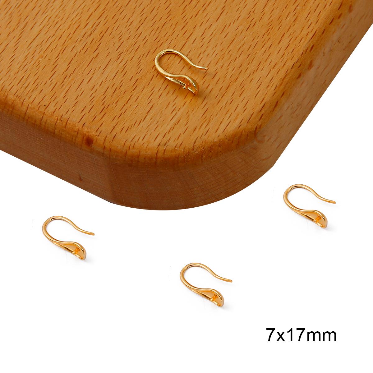 Позолоченные медные французские серьги-крючки, застежки, провода для ушей, аксессуары для изготовления ювелирных изделий своими руками 7x17mm 2pcs
Позолоченные медные французские серьги-крючки, застежки, провода для ушей, аксессуары для изготовления ювелирных изделий своими руками 7x17mm 2pcs