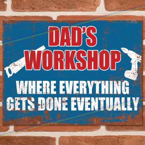 DADS WORKSHOP Funny Metal Signs Mancave Shed Bar Pub Garage Father Gift Tin SignAluminum 20x30cm(7.8x11.8inch)
DADS WORKSHOP Funny Metal Signs Mancave Shed Bar Pub Garage Father Gift Tin SignAluminum 20x30cm(7.8x11.8inch)