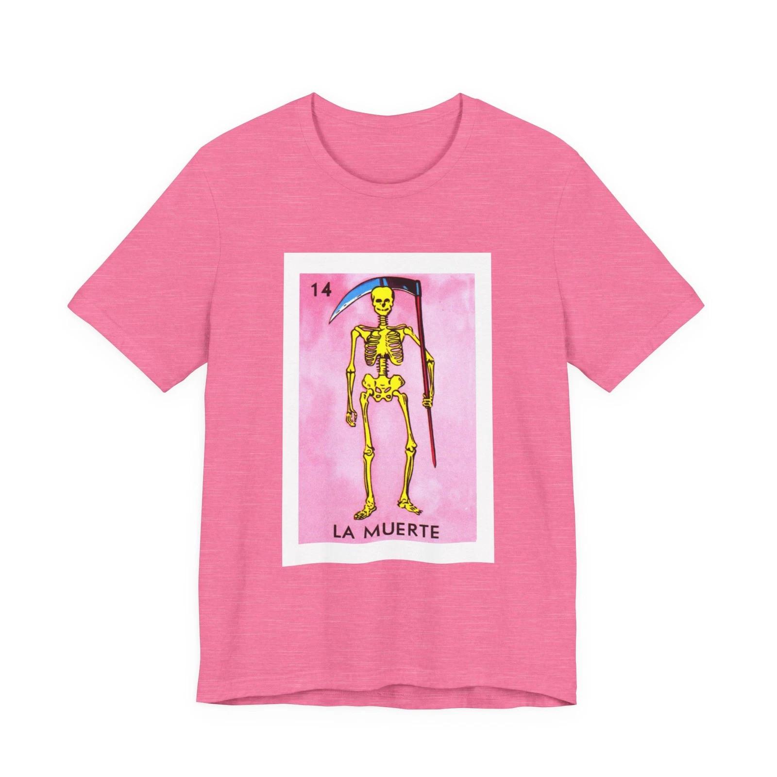 La Muerte Loteria Tee, Mexican Bingo Shirt for Day of the Dead, Unisex Graphic S
La Muerte Loteria Tee, Mexican Bingo Shirt for Day of the Dead, Unisex Graphic S