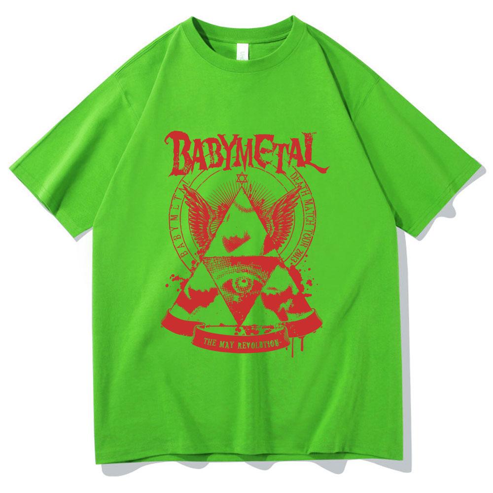 Rock Metal Band Babymetal May Revolution Graphic Tshirt Men Women Vintage Gothic T Shirts Male Streetwear Pure Cotton Tshirt 4XL
Rock Metal Band Babymetal May Revolution Graphic Tshirt Men Women Vintage Gothic T Shirts Male Streetwear Pure Cotton Tshirt 4XL