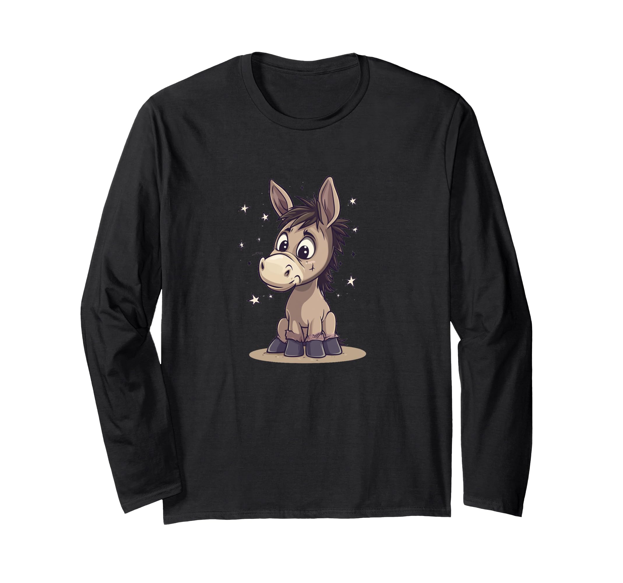 Cute Little Donkey and Star Costume for Adults and Children Long Sleeve T-Shirt чорний
Cute Little Donkey and Star Costume for Adults and Children Long Sleeve T-Shirt чорний