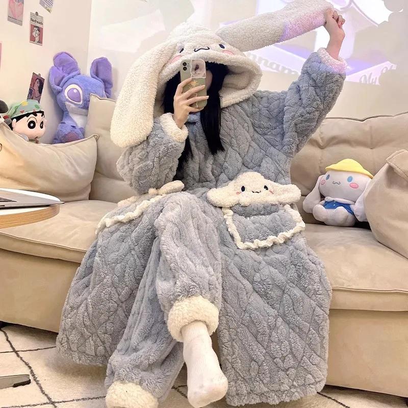 Pajamas, Winter Warm Hooded Two-piece Set, Home Clothes, Home Clothes, Cartoon Warm Pajamas M
Pajamas, Winter Warm Hooded Two-piece Set, Home Clothes, Home Clothes, Cartoon Warm Pajamas M