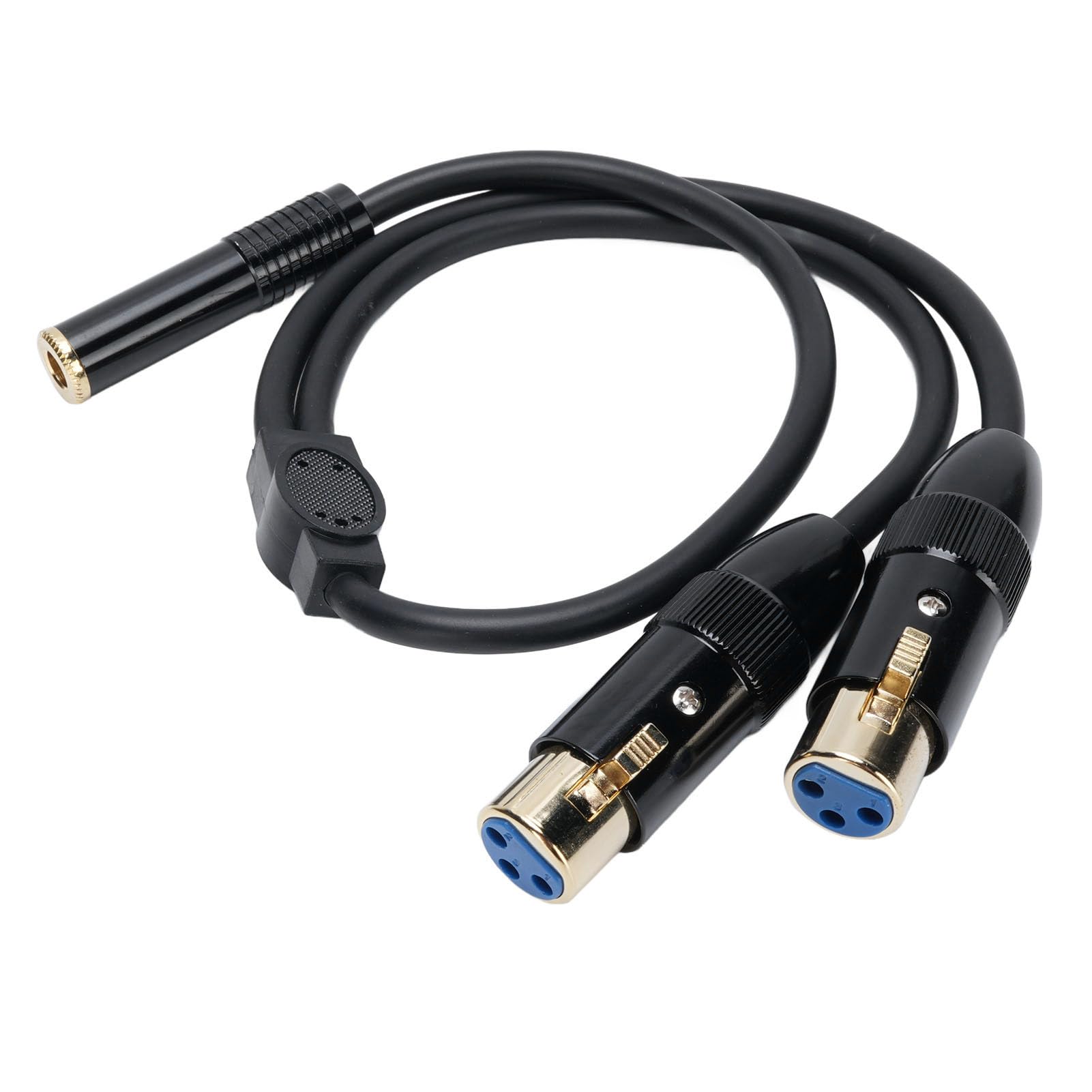 XLR to 14 inch Y Splitter Cable, Balanced XLR Female to 14 inch Female Cable, Supports Both Stereo and Mono, for Mixer Microphone Amplifier Keyboard
XLR to 14 inch Y Splitter Cable, Balanced XLR Female to 14 inch Female Cable, Supports Both Stereo and Mono, for Mixer Microphone Amplifier Keyboard