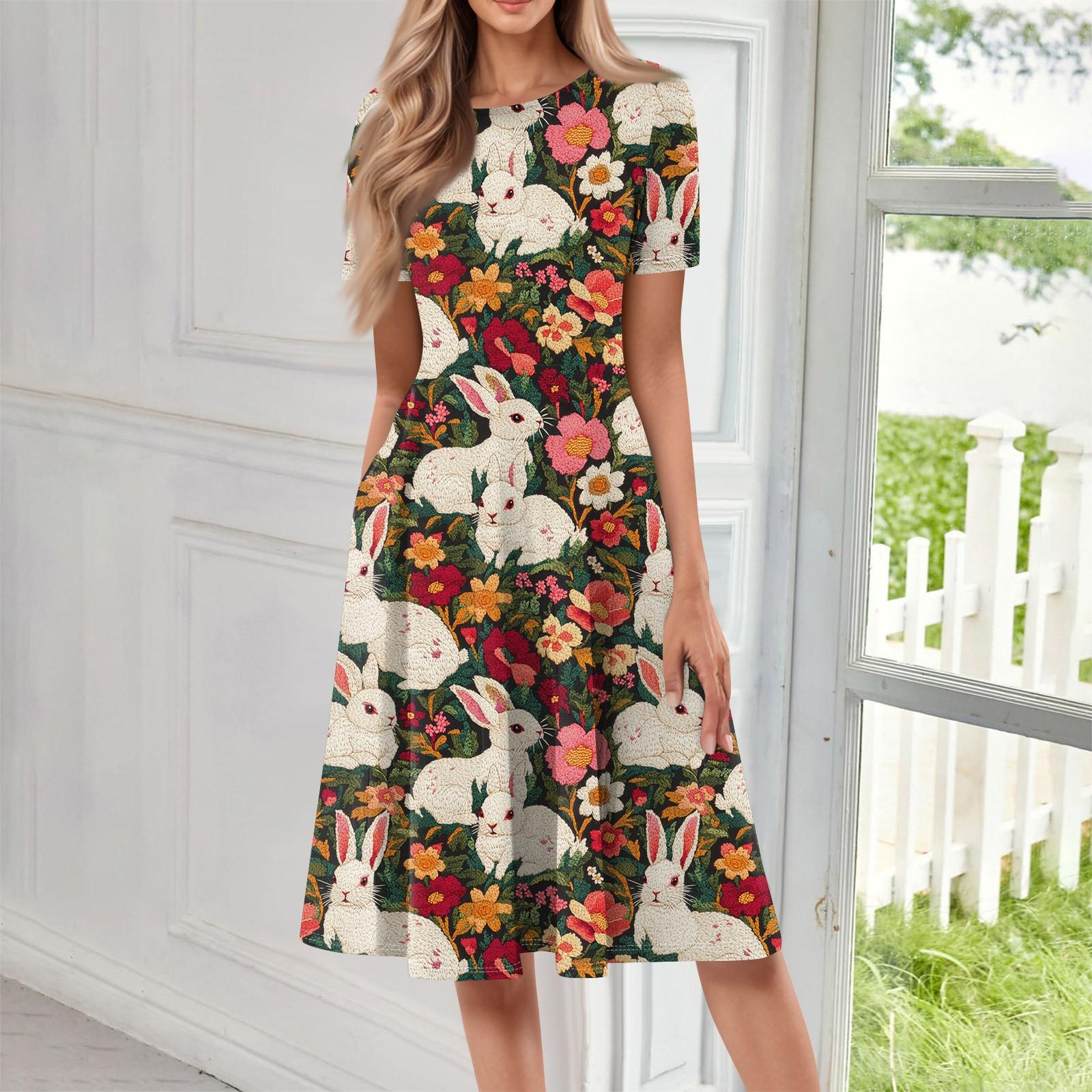 Women s Loose Casual And Fashionable Round Neck Short Sleeved Printed Mid Length Dress XL червоний
Women s Loose Casual And Fashionable Round Neck Short Sleeved Printed Mid Length Dress XL червоний