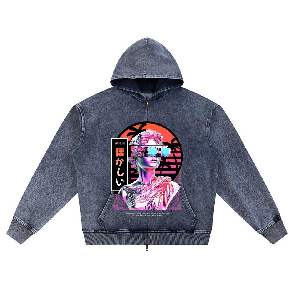 DTG print Knitted Denim Zip-Up Hoodie Natsukashii Japan Vaporwave Graphic Brother Print Zipper Hoodies XL темно-синий
DTG print Knitted Denim Zip-Up Hoodie Natsukashii Japan Vaporwave Graphic Brother Print Zipper Hoodies XL темно-синий