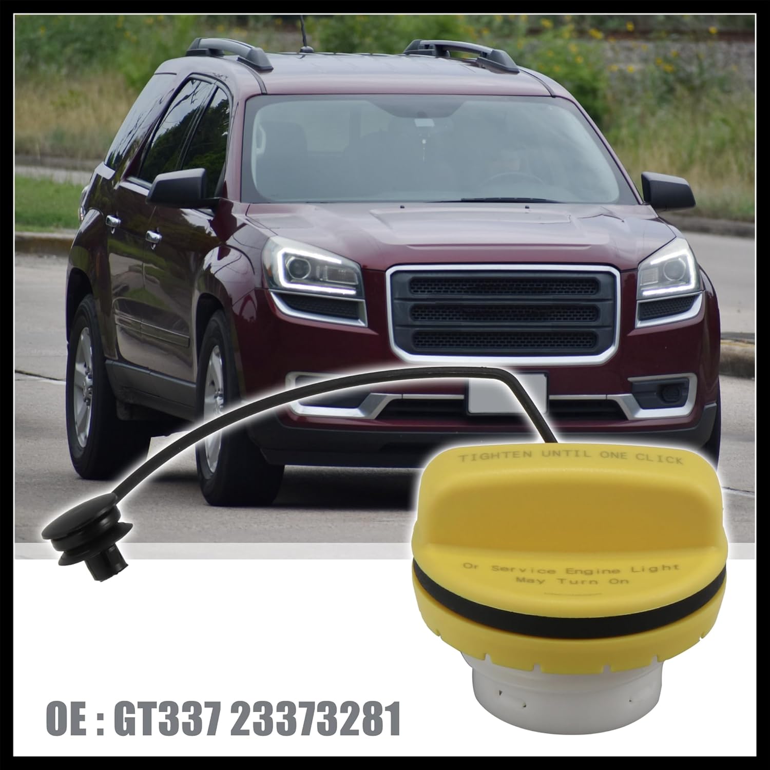 GT337 23373281 Fuel Tank Cap Gas Cap for GMC Terrain 2011-2017 for Chevrolet Impala 2014-2020 for Buick Regal 2011-2013 for Cadillac SRX 2012-2013
GT337 23373281 Fuel Tank Cap Gas Cap for GMC Terrain 2011-2017 for Chevrolet Impala 2014-2020 for Buick Regal 2011-2013 for Cadillac SRX 2012-2013