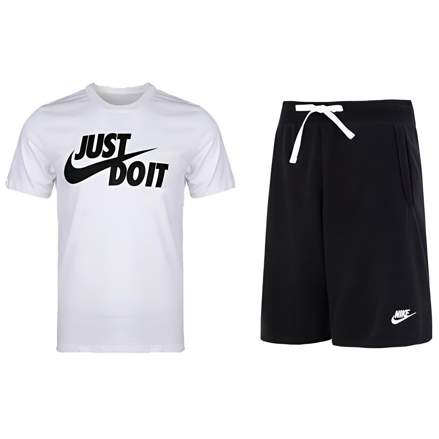 Nike Модная классическая дышащая футболка с круглым вырезом и коротким рукавом, тканые шорты, повседневный спортивный комплект, мужские комплекты AR5007-100+DX0767-010 M
Nike Модная классическая дышащая футболка с круглым вырезом и коротким рукавом, тканые шорты, повседневный спортивный комплект, мужские комплекты AR5007-100+DX0767-010 M