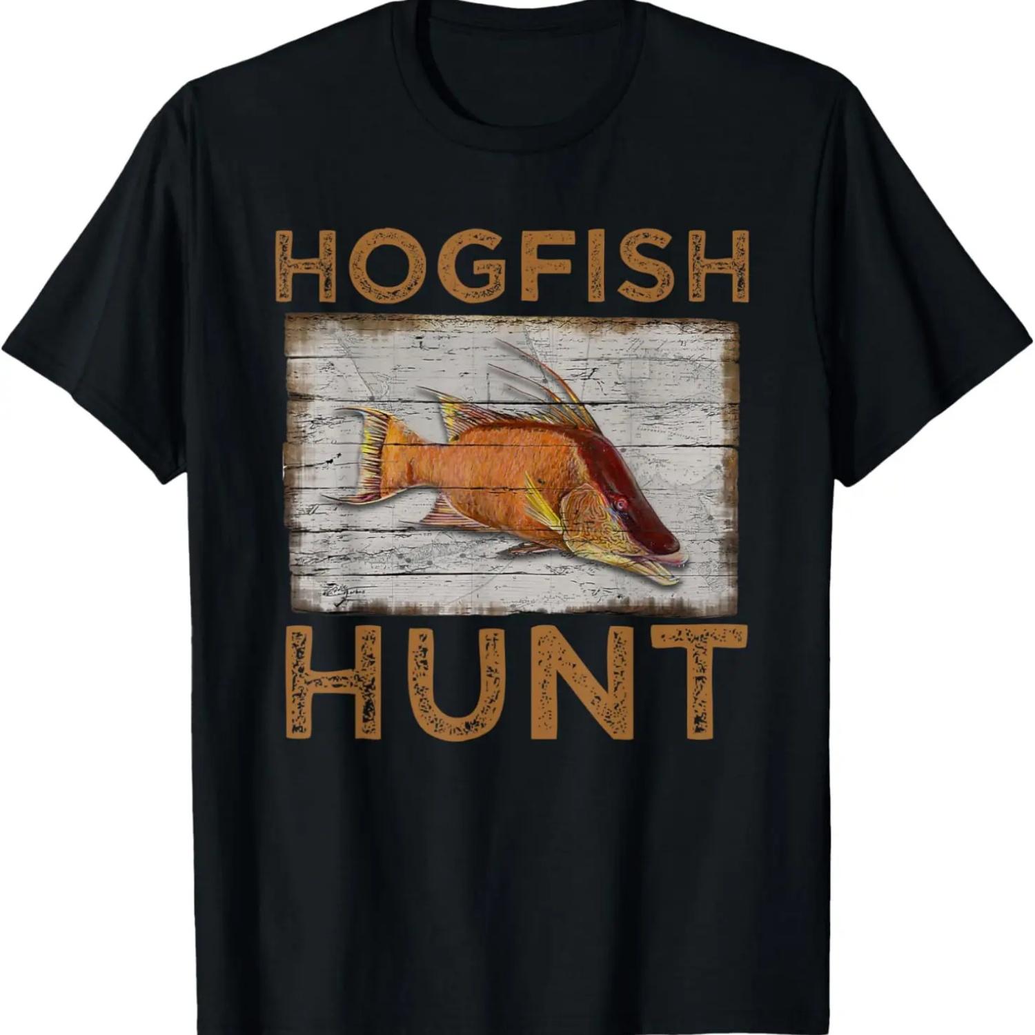 Hogfish Hunt _ Funny Spearfishing Gift _ Florida Fishing T-Shirt XXXXXL чорний
Hogfish Hunt _ Funny Spearfishing Gift _ Florida Fishing T-Shirt XXXXXL чорний