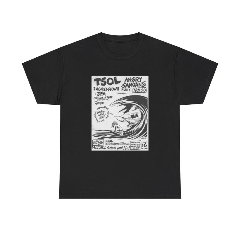 Vintage Punk Rock Show Flyer - TSOL Unisex T-Shirt XXXL
Vintage Punk Rock Show Flyer - TSOL Unisex T-Shirt XXXL