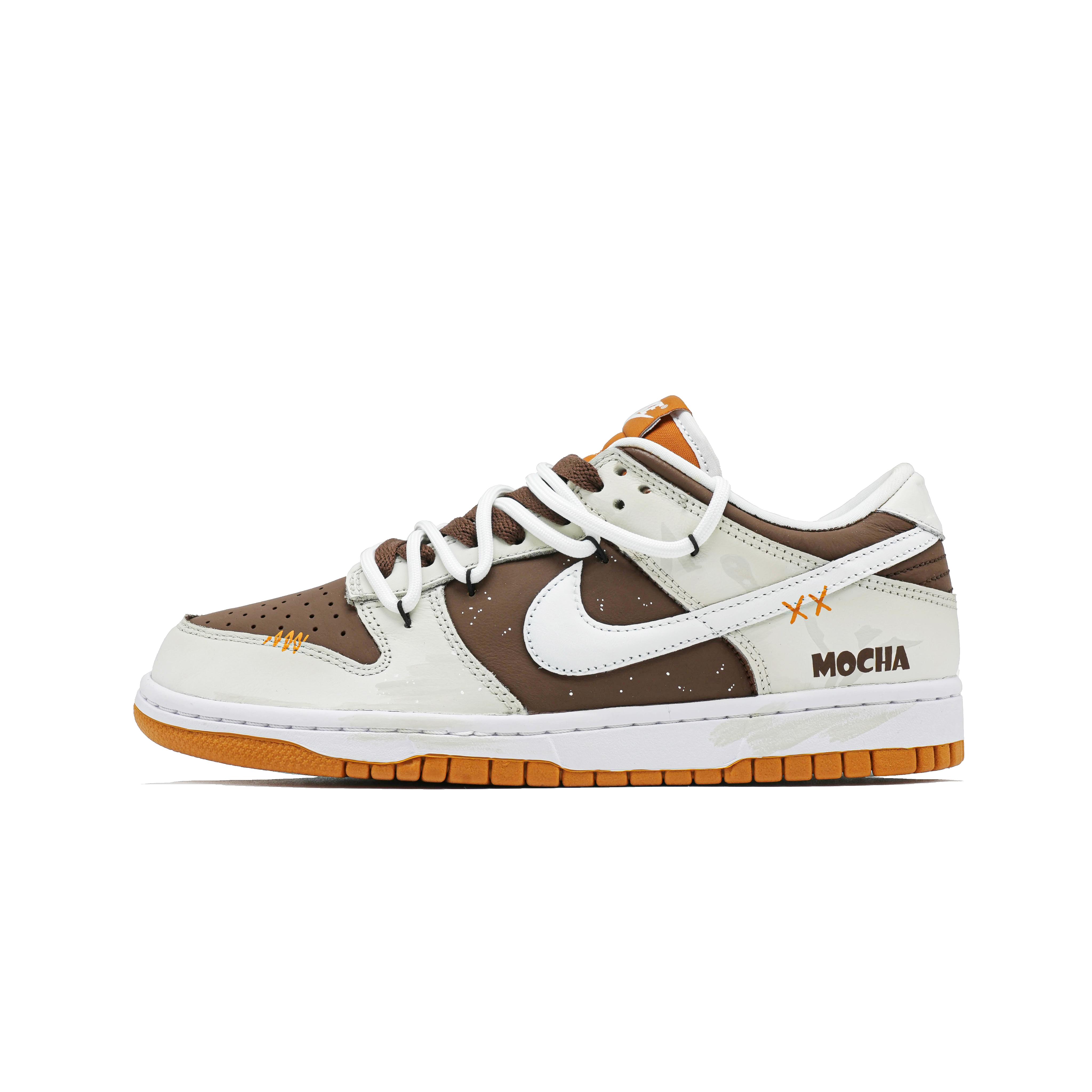 Nike Dunk Mocha Coffee Abrasion Resistant Low top Skateboard Shoes Men s White Brown FQ6965-700(Team861-) 43
Nike Dunk Mocha Coffee Abrasion Resistant Low top Skateboard Shoes Men s White Brown FQ6965-700(Team861-) 43