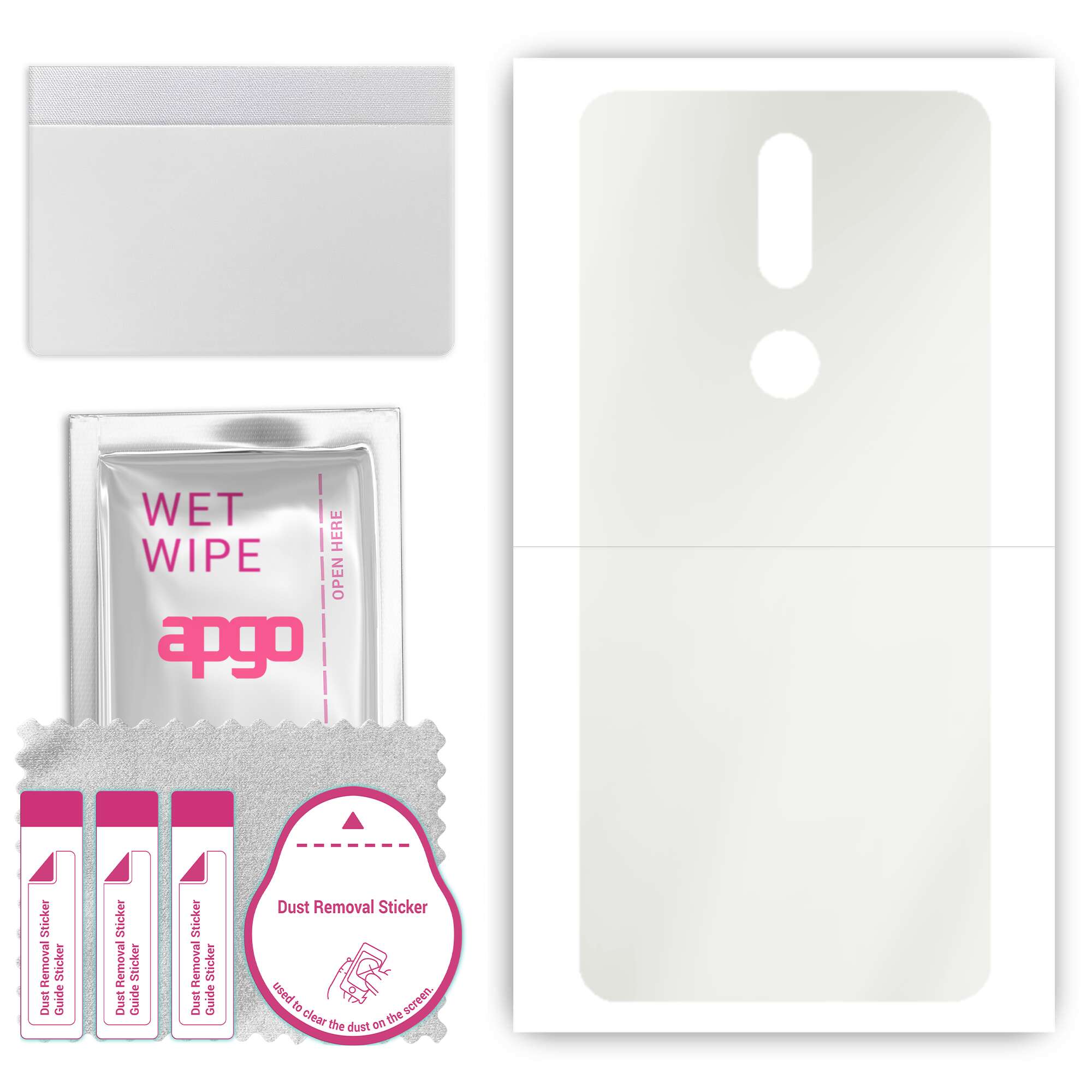apgo MATTE Protective Skin Sticker for the back compatible with Nokia 2.4, Wrap Film, Hydrogel Film, Flexible, Soft TPU with positioning layer easy in
apgo MATTE Protective Skin Sticker for the back compatible with Nokia 2.4, Wrap Film, Hydrogel Film, Flexible, Soft TPU with positioning layer easy in