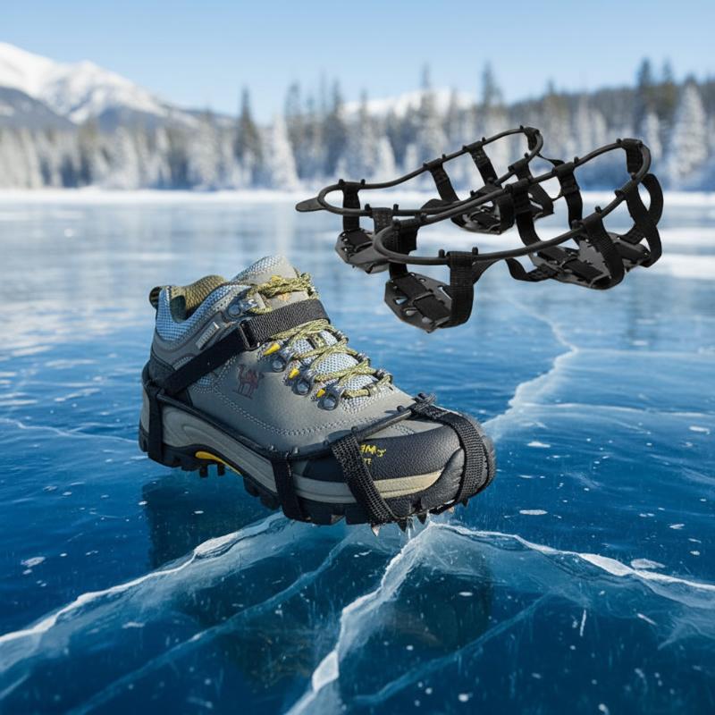 1 Pair M L Crampons Shoes Cover 24 Teeth Anti-Slip Ice Grips Gripper Shoes Boot Hiking Ice Climbing Shoe Spikes Climbing Chain M35 to 40
1 Pair M L Crampons Shoes Cover 24 Teeth Anti-Slip Ice Grips Gripper Shoes Boot Hiking Ice Climbing Shoe Spikes Climbing Chain M35 to 40