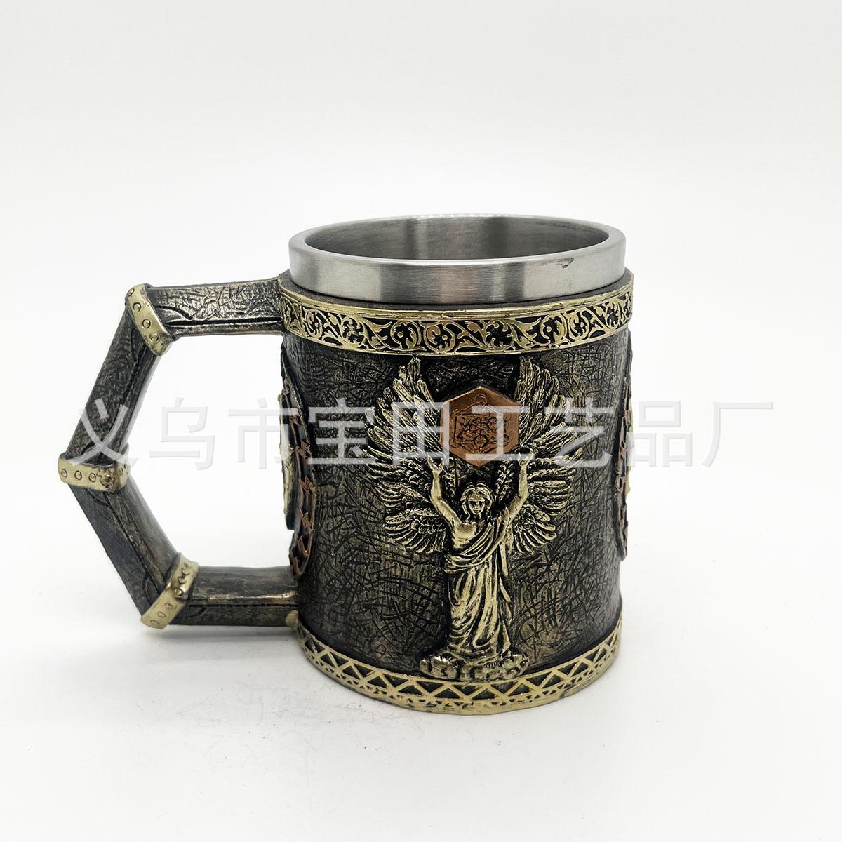 Миф о легенде о валькирии Форма скандинавского бога викингов Кружки из нержавеющей стали, кофейные кружки, пивные кружки, украшение для бара
Миф о легенде о валькирии Форма скандинавского бога викингов Кружки из нержавеющей стали, кофейные кружки, пивные кружки, украшение для бара