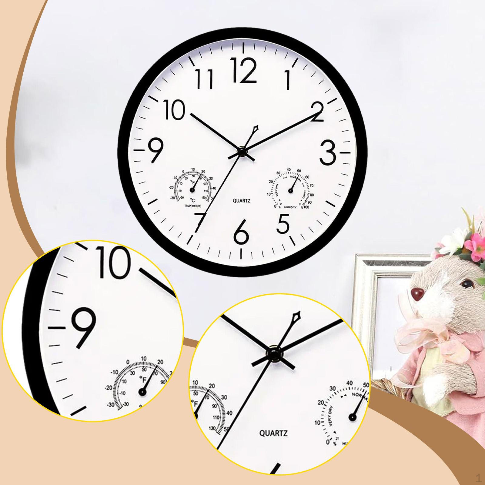Wall Clock Decorative Art Arabic Numerals Quiet Stylish Hygrometer Ornament for Office чёрный
Wall Clock Decorative Art Arabic Numerals Quiet Stylish Hygrometer Ornament for Office чёрный