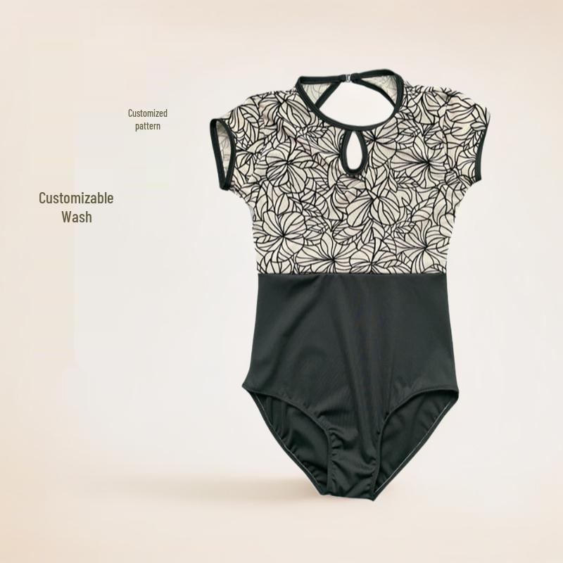 Women s Short Sleeve Lace Ballet Leotard - High Back, High Hip Design for Dance & Gymnastics. XL чёрный
Women s Short Sleeve Lace Ballet Leotard - High Back, High Hip Design for Dance & Gymnastics. XL чёрный