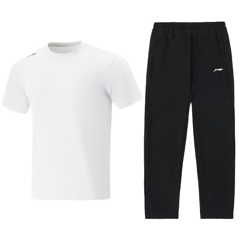 Li-Ning Quick-Dry Round Neck Pullover Breathable Simple Fitness Comfortable Casual Sports Suit Men suit ATSV597-1+AYKU703-1 S
Li-Ning Quick-Dry Round Neck Pullover Breathable Simple Fitness Comfortable Casual Sports Suit Men suit ATSV597-1+AYKU703-1 S