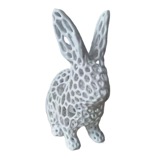 Полая статуэтка кролика на Пасху 3D-печатная статуя кролика для декора дома, офиса, стола, книжной полки, принадлежности для весенней вечеринки белый
Полая статуэтка кролика на Пасху 3D-печатная статуя кролика для декора дома, офиса, стола, книжной полки, принадлежности для весенней вечеринки белый