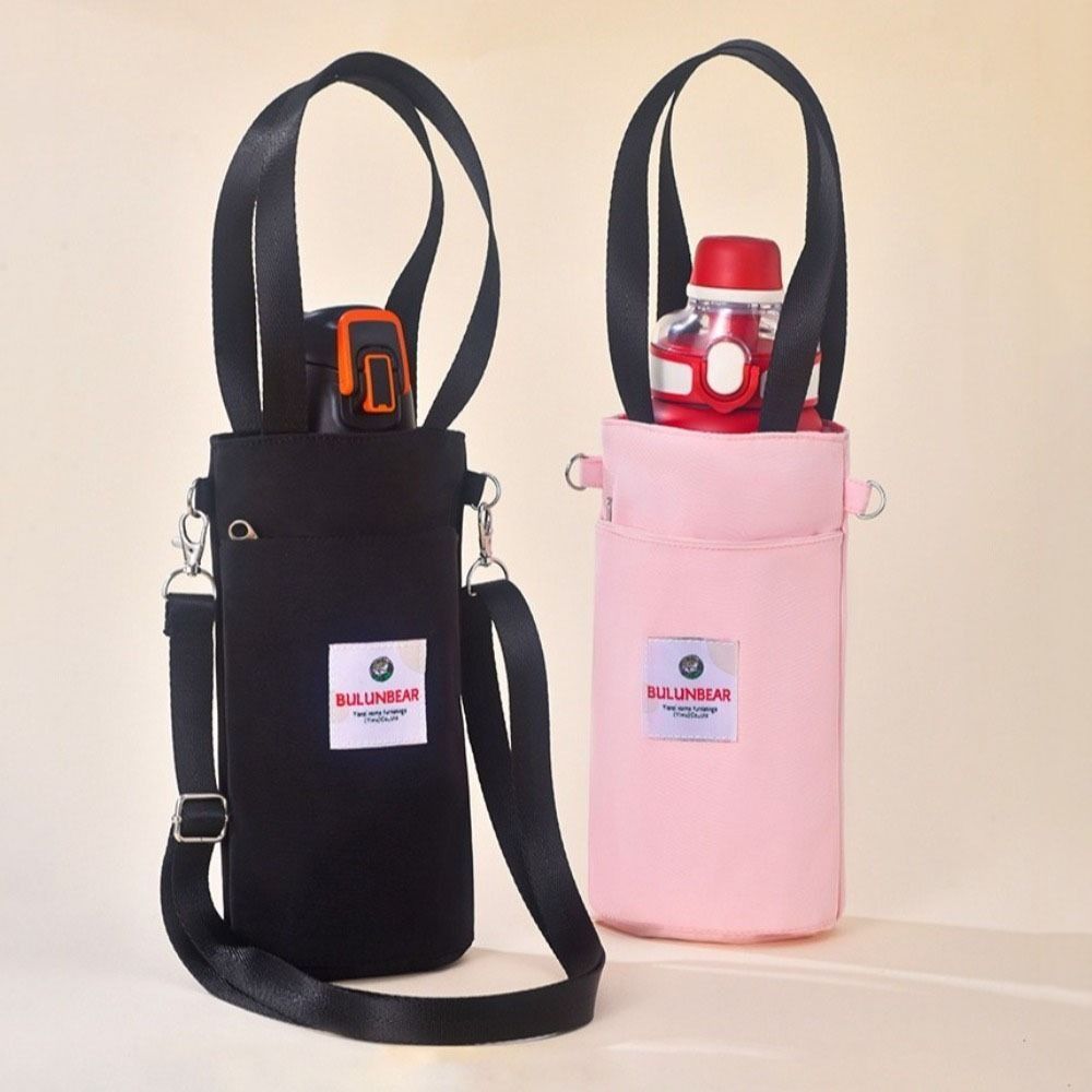 with Handle Water Bottle Pouch Portable Key Umbrella Storage Holder Crossbody Bottle Bag Running black with strap
with Handle Water Bottle Pouch Portable Key Umbrella Storage Holder Crossbody Bottle Bag Running black with strap
