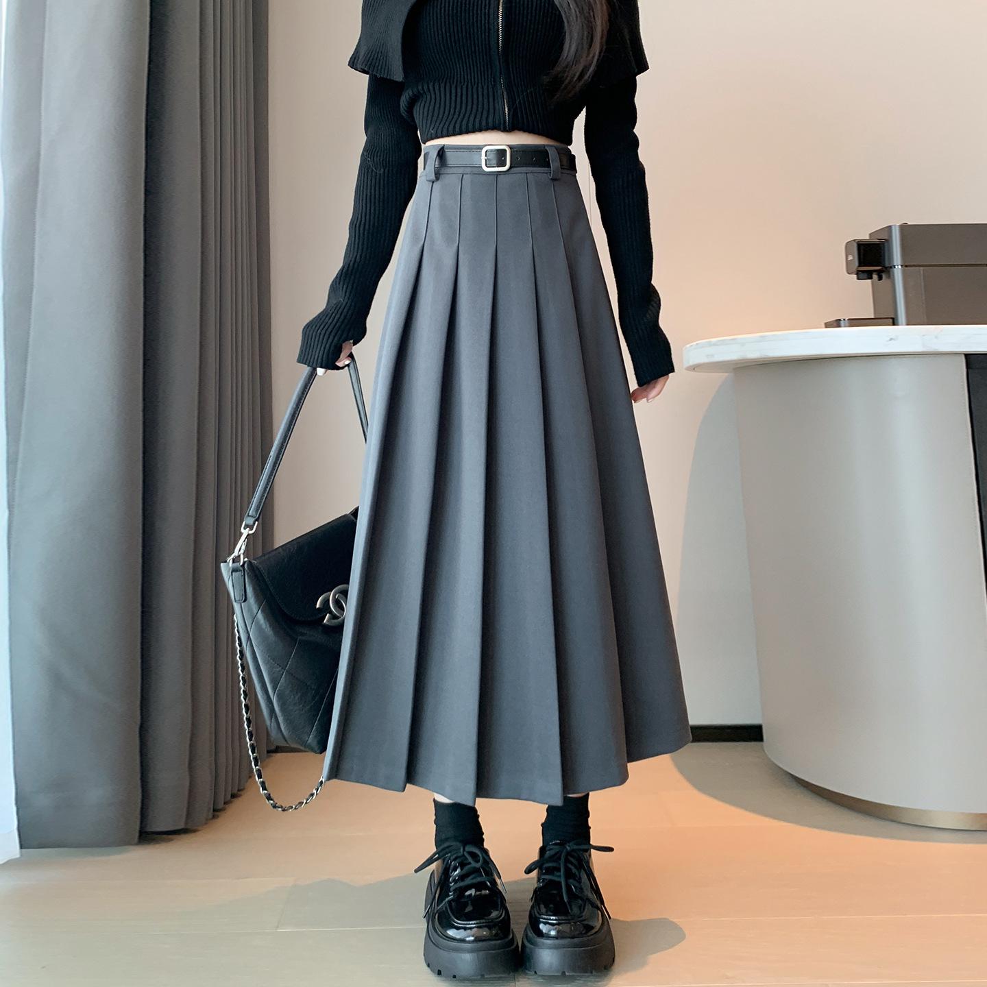Women s Black Wool Plaid Pleated A-line Midi Skirt, High Waist, Petite, 2025 Spring/Autumn Collection Extra Large светло-серый
Women s Black Wool Plaid Pleated A-line Midi Skirt, High Waist, Petite, 2025 Spring/Autumn Collection Extra Large светло-серый