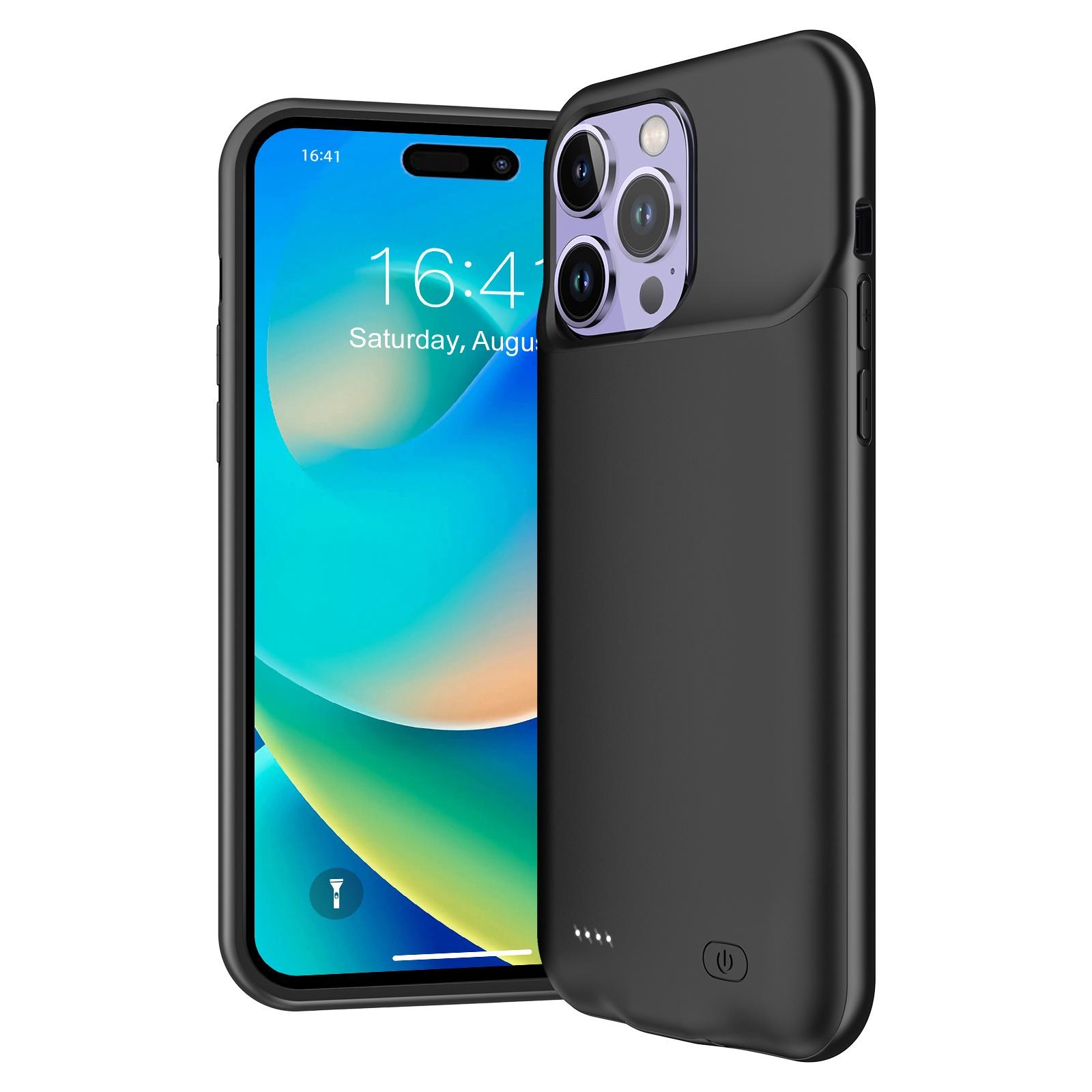 D98S 8500mAh External Battery Case for iPhone 14 Pro Max Portable Charging Case Power Bank Phone Case,Support Audio Function Black
D98S 8500mAh External Battery Case for iPhone 14 Pro Max Portable Charging Case Power Bank Phone Case,Support Audio Function Black