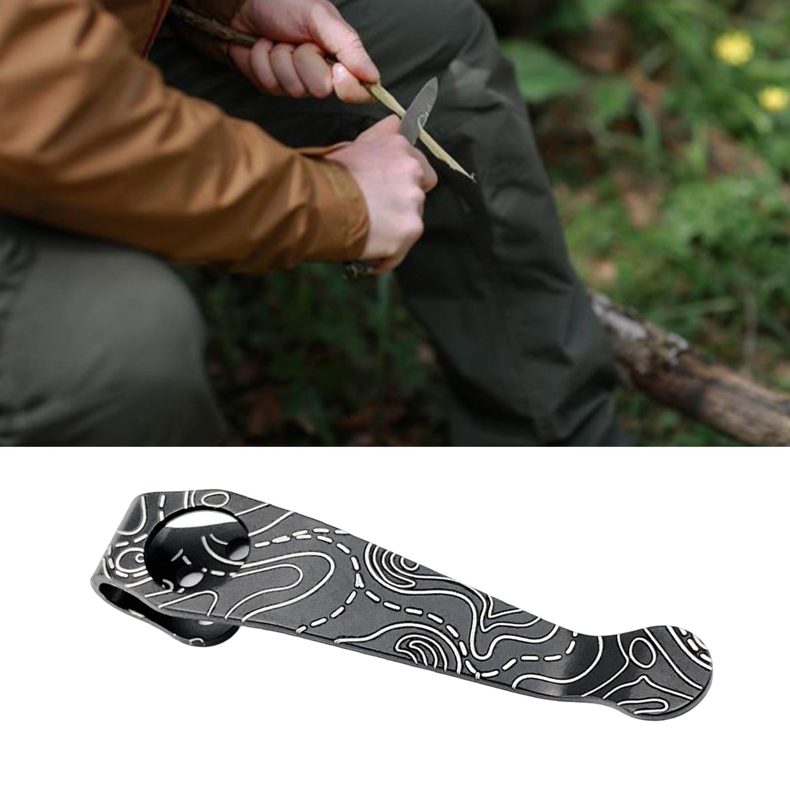 Titanium Alloy Knife Back Clip 3 Hole Folding knife Pocket Clip Clamp Replacement Deep Carry Pocket Clips Enduring T1
Titanium Alloy Knife Back Clip 3 Hole Folding knife Pocket Clip Clamp Replacement Deep Carry Pocket Clips Enduring T1