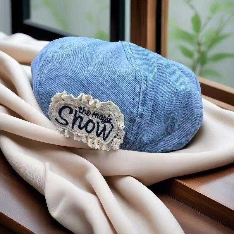 Spring summer hats for Women Vintage Washed Denim Cloud Beret, Artistic Octagonal Painter Cap 56-58cm светло-синий
Spring summer hats for Women Vintage Washed Denim Cloud Beret, Artistic Octagonal Painter Cap 56-58cm светло-синий