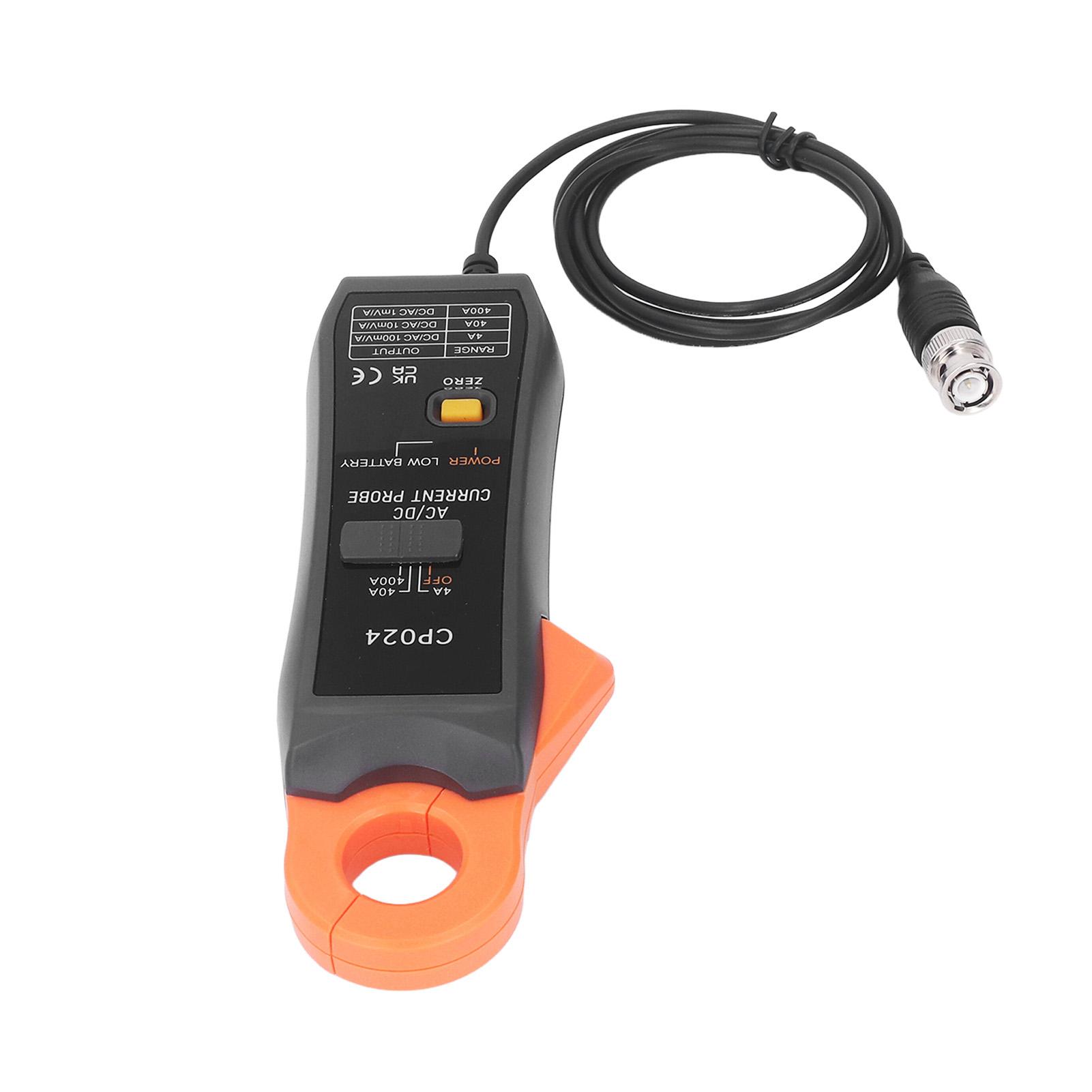 AC DC Current Clamp 4 To 400A Maximum 23mm Jaw Clamp Current Probe with BNC Interface for Oscilloscope
AC DC Current Clamp 4 To 400A Maximum 23mm Jaw Clamp Current Probe with BNC Interface for Oscilloscope