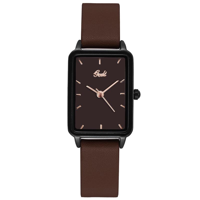 Gedi Korean Simple Square Quartz Wristwatch for Women
Gedi Korean Simple Square Quartz Wristwatch for Women