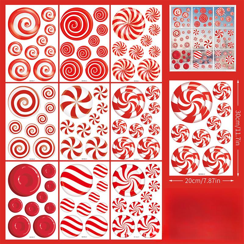 New Christmas decorations Christmas candy red candy window glass A
New Christmas decorations Christmas candy red candy window glass A