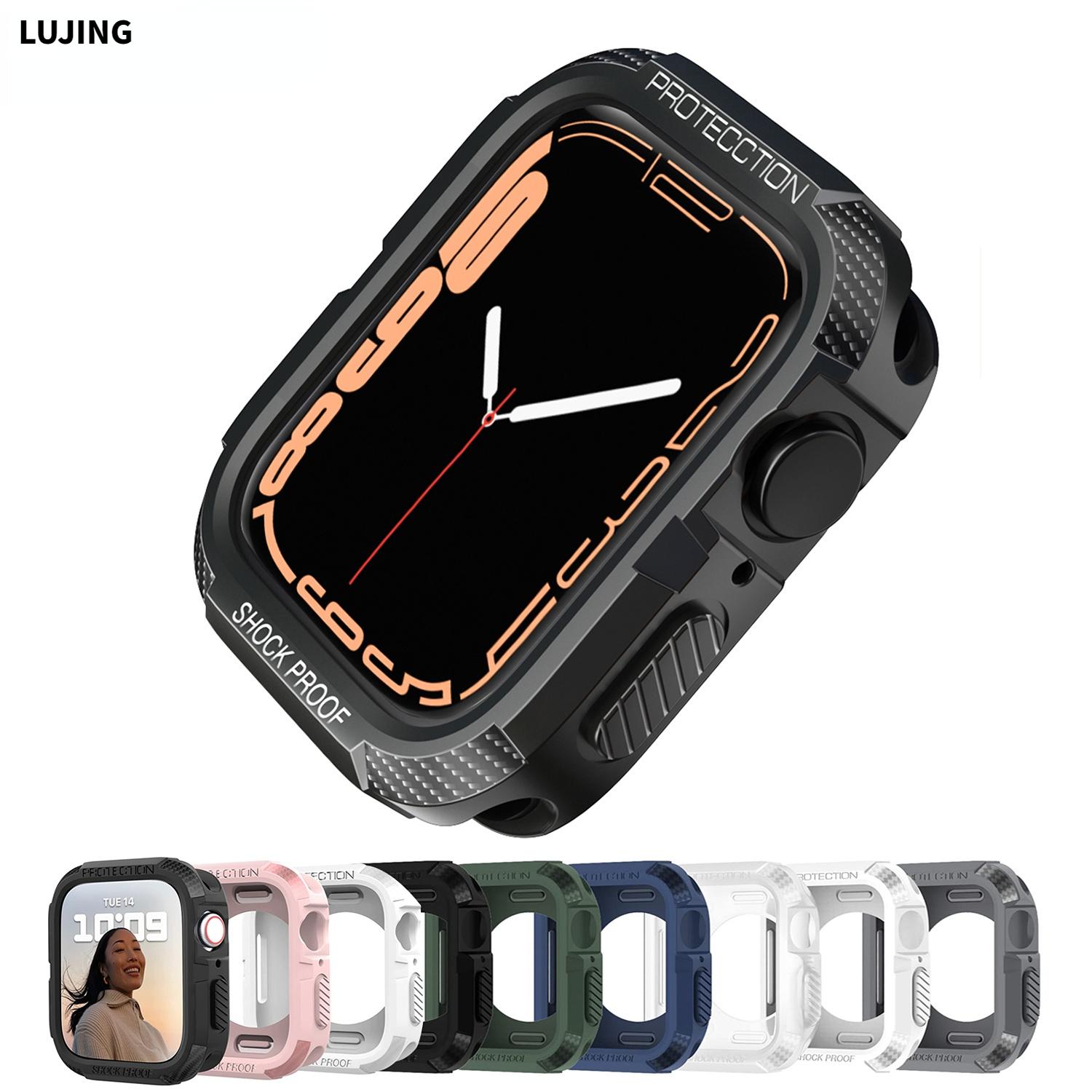 Прочный чехол для Apple Watch Case 44 мм, 40 мм, 45 мм, 41 мм 8 se 6 5 3, аксессуары для iWatch, Защитная пленка для экрана из ТПУ, чехол для Apple Watch Serie
Прочный чехол для Apple Watch Case 44 мм, 40 мм, 45 мм, 41 мм 8 se 6 5 3, аксессуары для iWatch, Защитная пленка для экрана из ТПУ, чехол для Apple Watch Serie